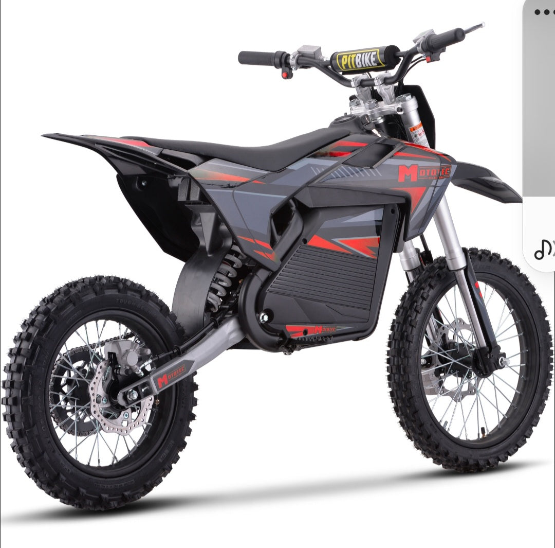 MotoTec 72V 5000w (50mph) Electric Dirt Bike