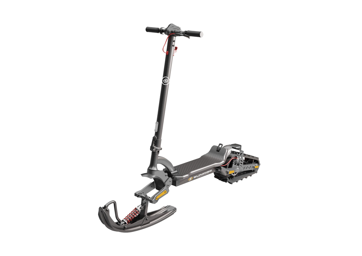 Electric scooter/snowscooter combo